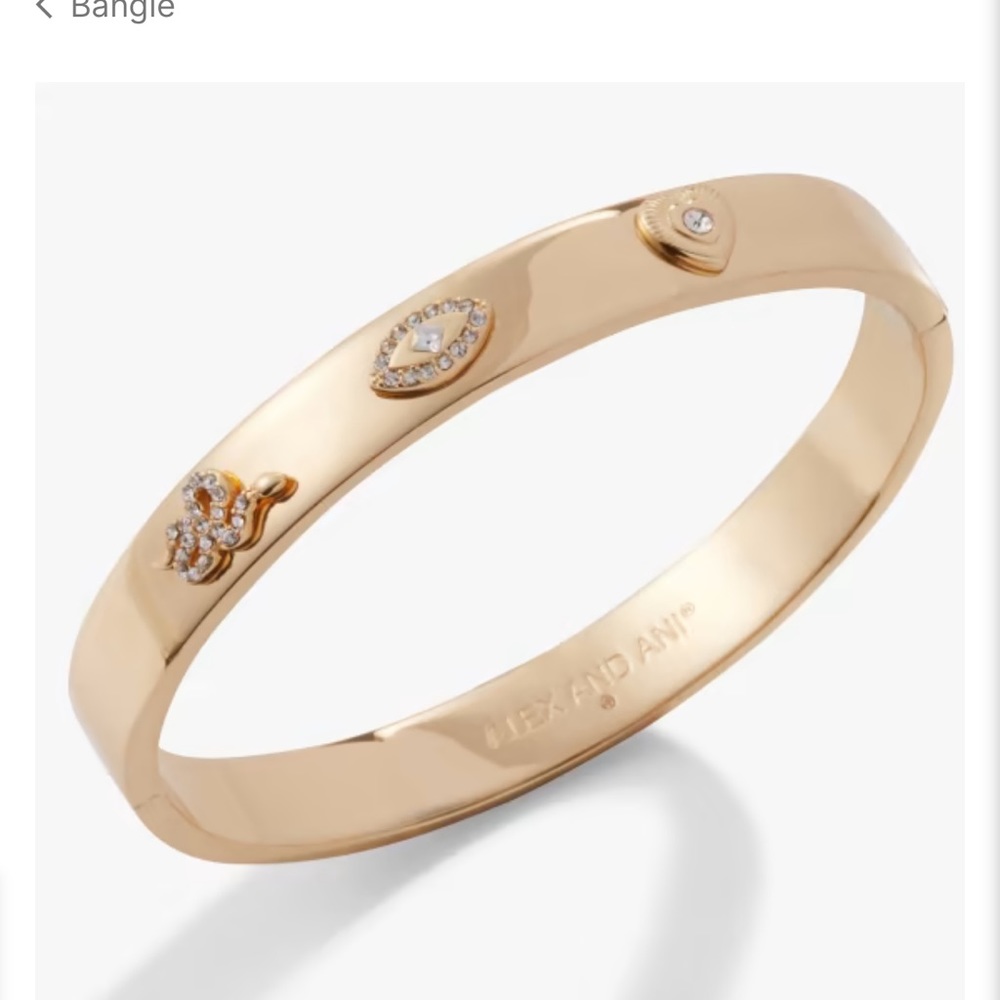 Alex And Ani pave evil eye bangle
